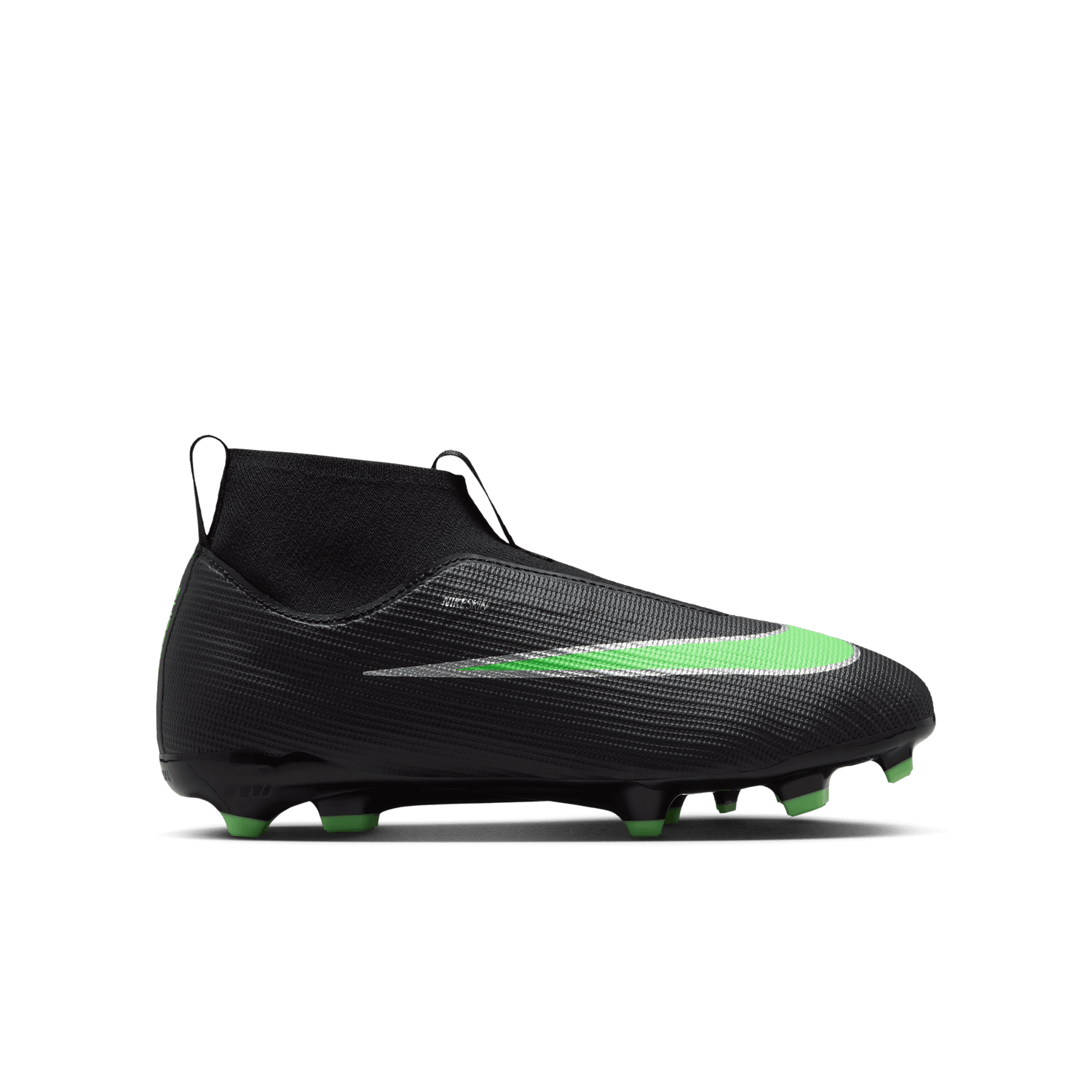 MERCURIAL SUPERFLY 11 ACADEMY FG/MG JR (BLACK/GREEN)
