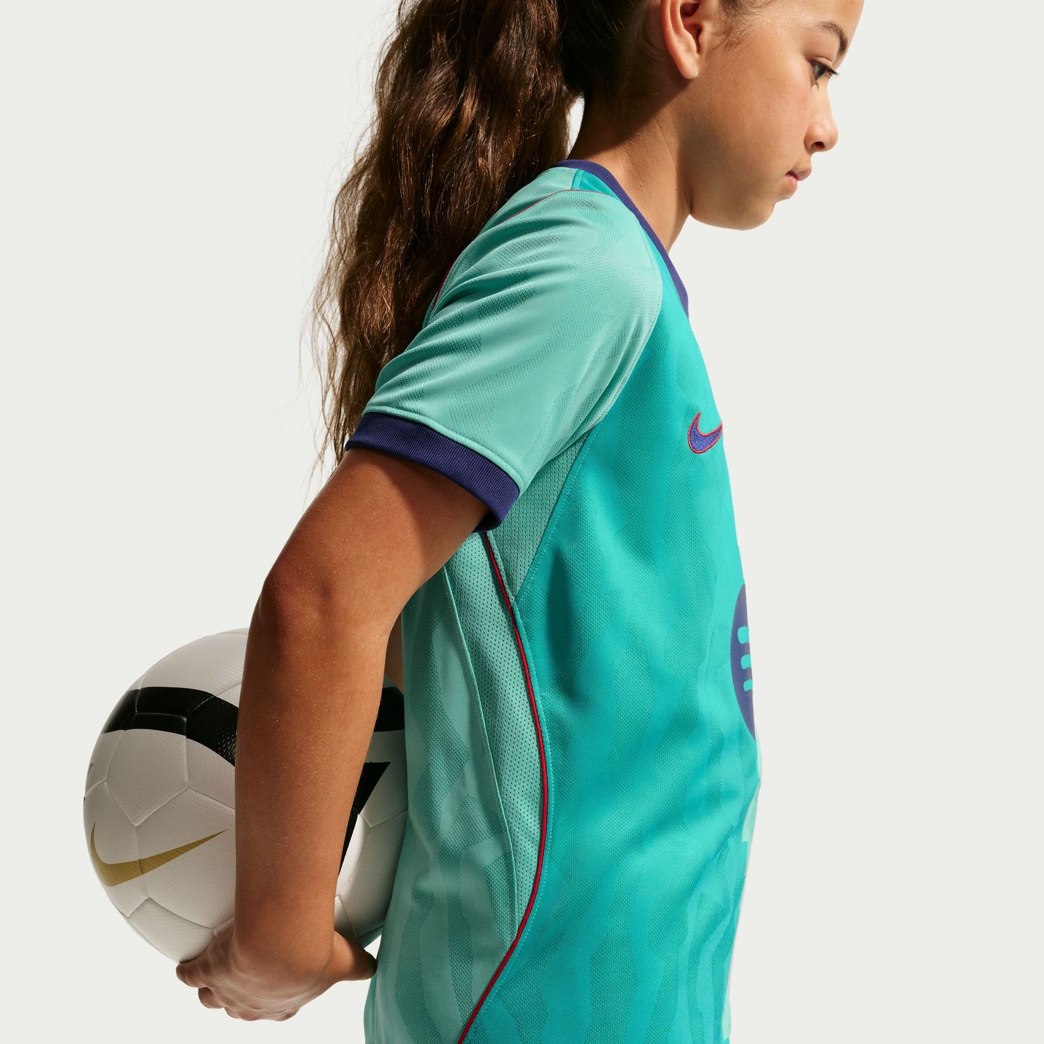 FC BARCELONA 26/27 THIRD JERSEY YOUTH (TEAL)