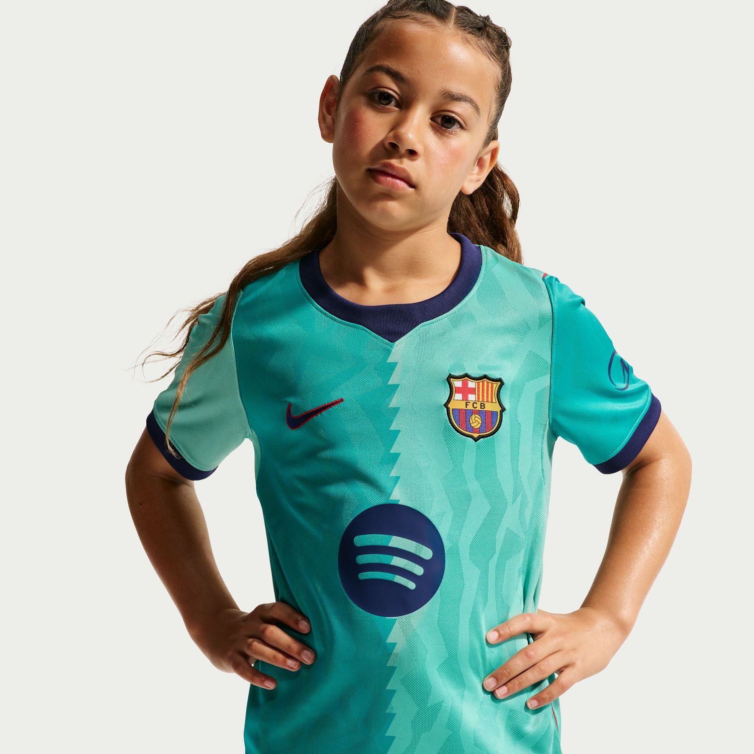 FC BARCELONA 26/27 THIRD JERSEY YOUTH (TEAL)