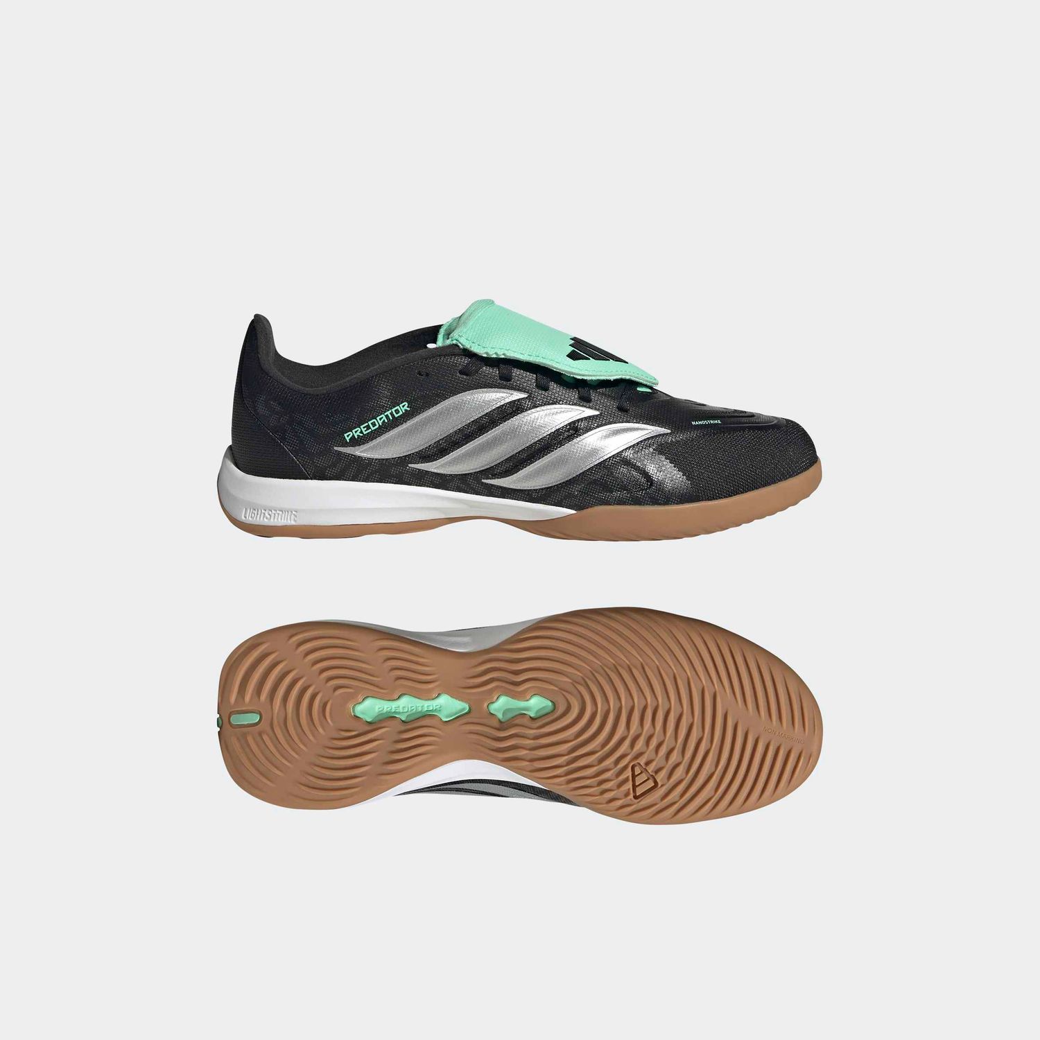 PREDATOR LEAGUE FT IN JR (BLACK/GREEN)