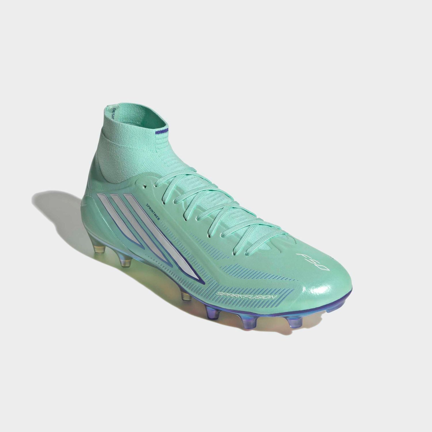F50 SPARKFUSION ELITE FG/AG (GREEN/WHITE/PURPLE)