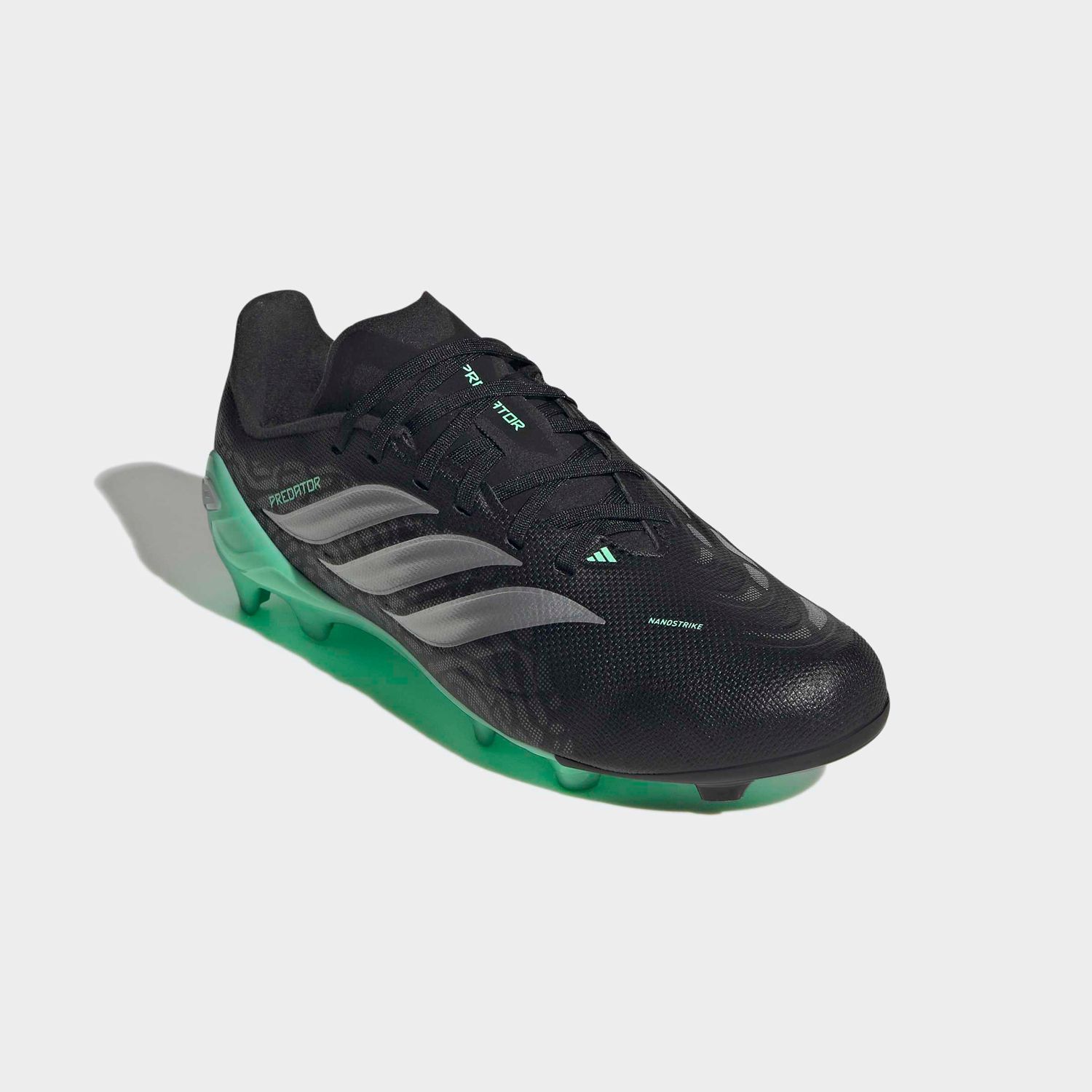 PREDATOR LEAGUE FG JR (BLACK/SILVER/GREEN)