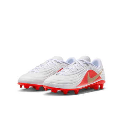 TIEMPO MAESTRO CLUB FG/MG JR (WHITE/RED)