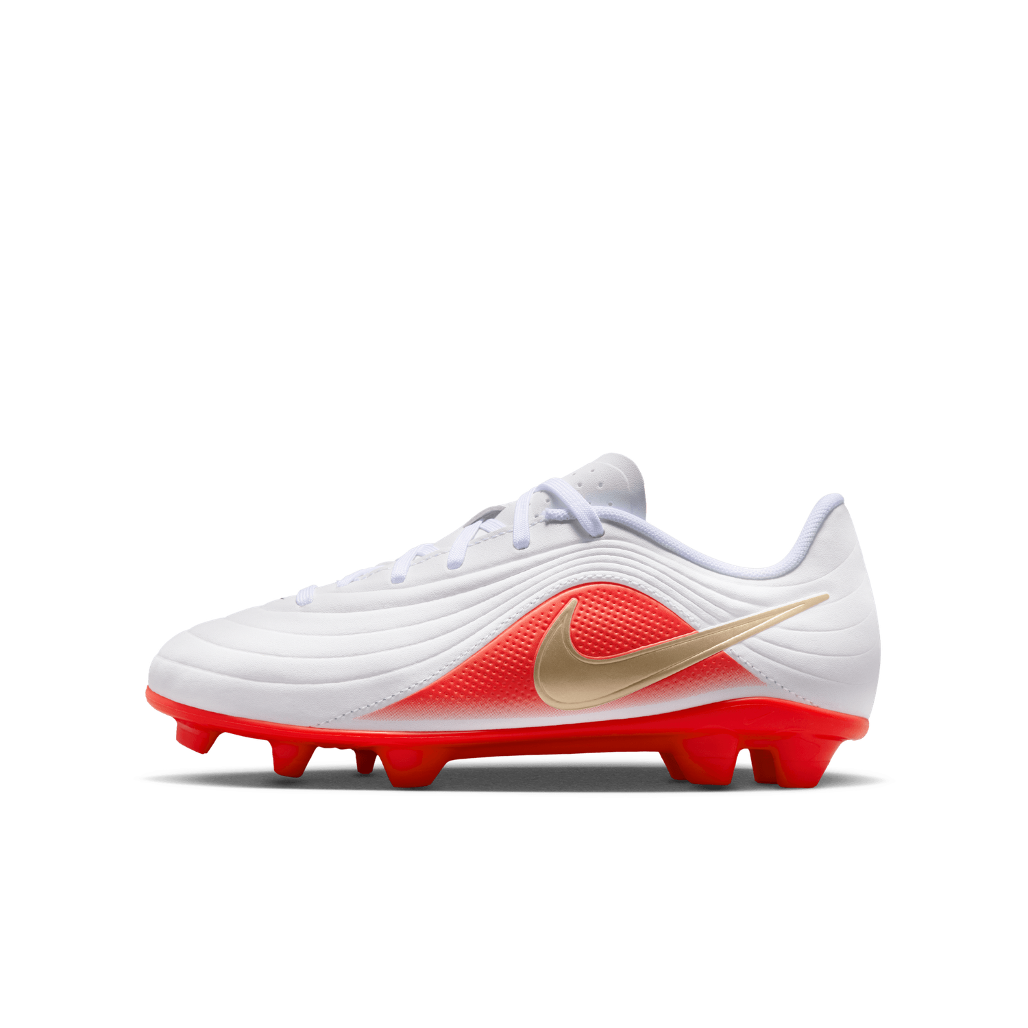 TIEMPO MAESTRO CLUB FG/MG JR (WHITE/RED)