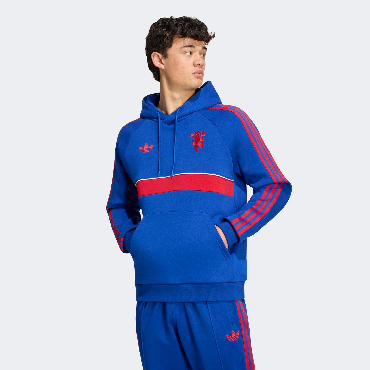 MANCHESTER UNITED 26/27 ORIGINALS HOODIE (BLUE/RED)