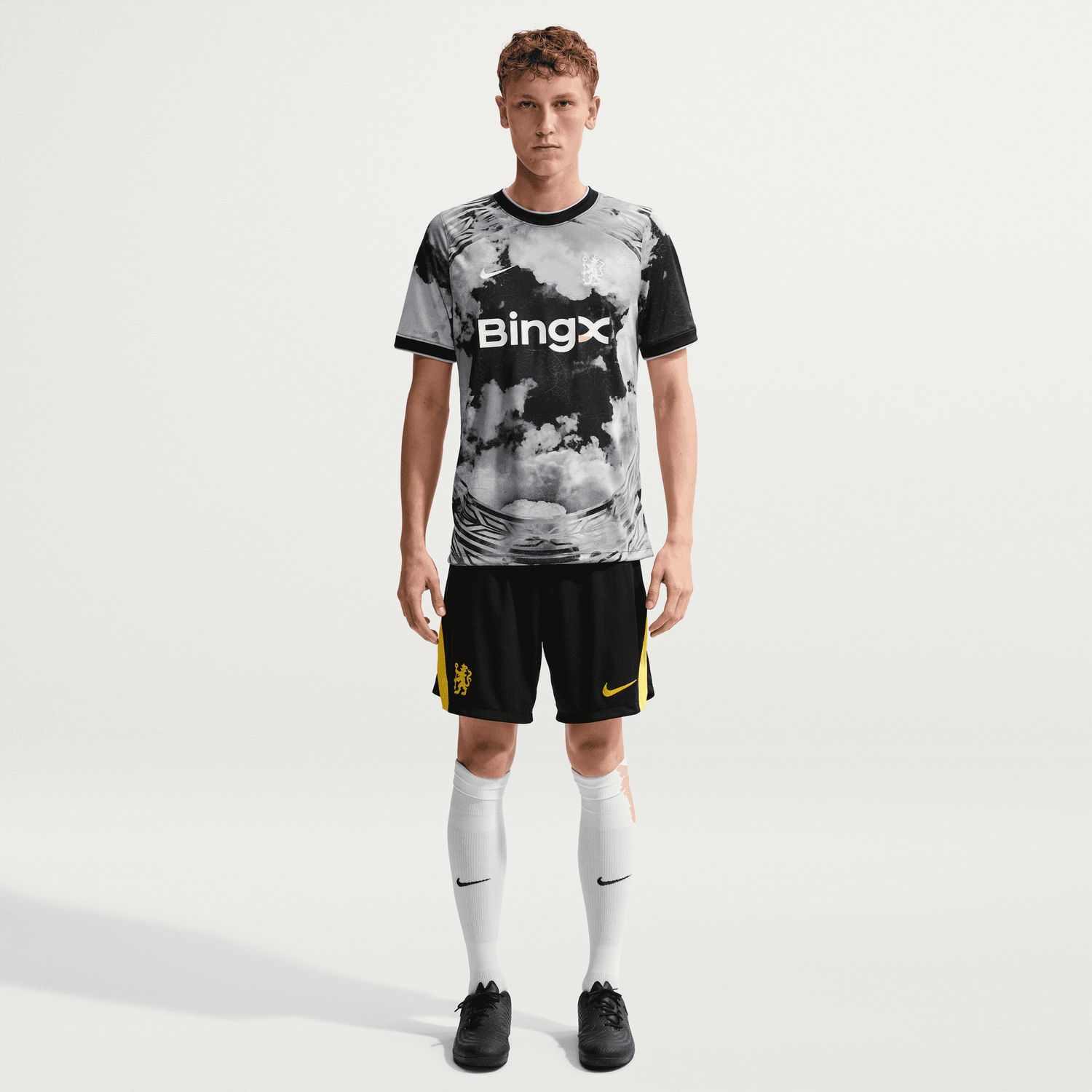 CHELSEA 26/27 PREMATCH JERSEY (GRAY/BLACK)