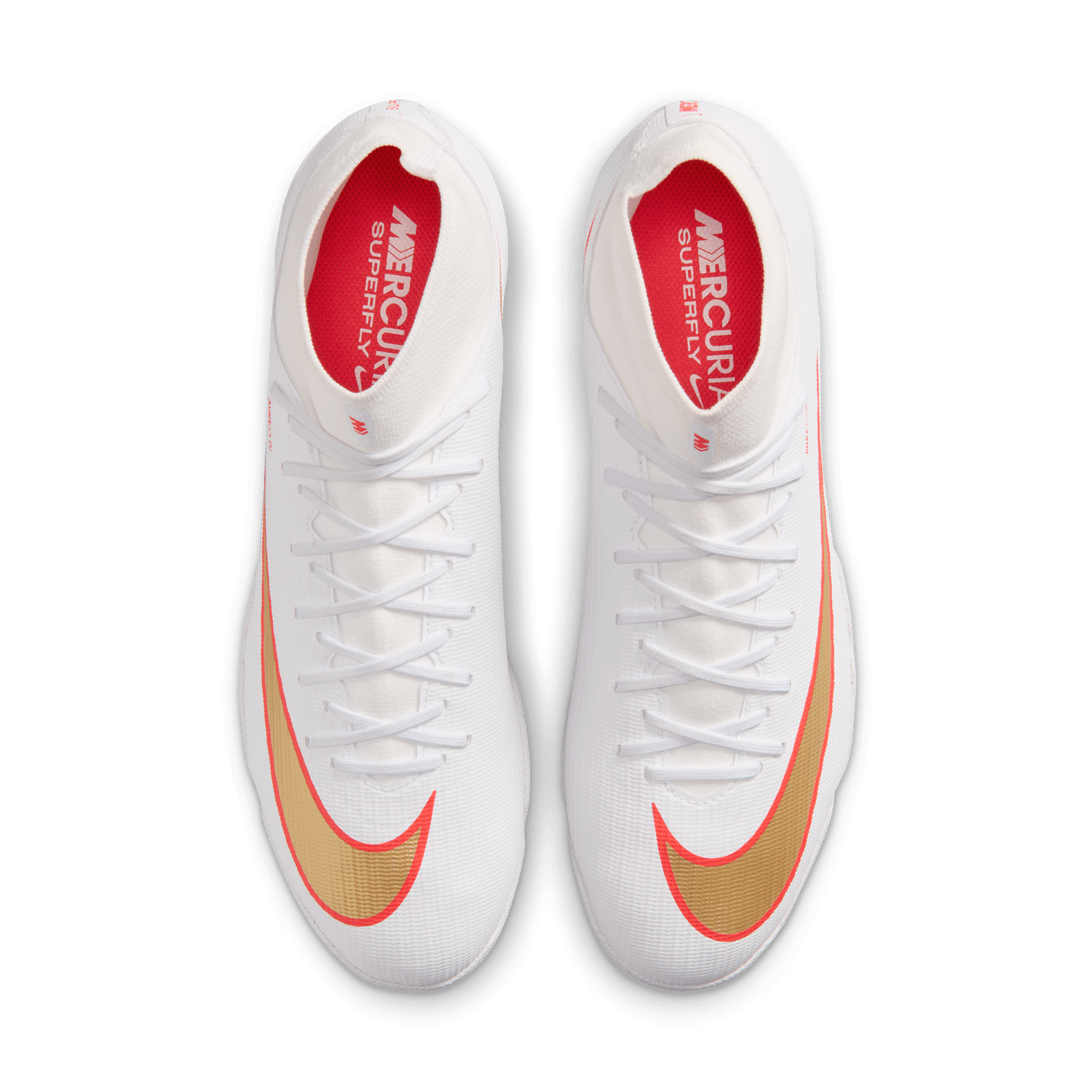 MERCURIAL SUPERFLY 11 ACADEMY TF (WHITE/GOLD)