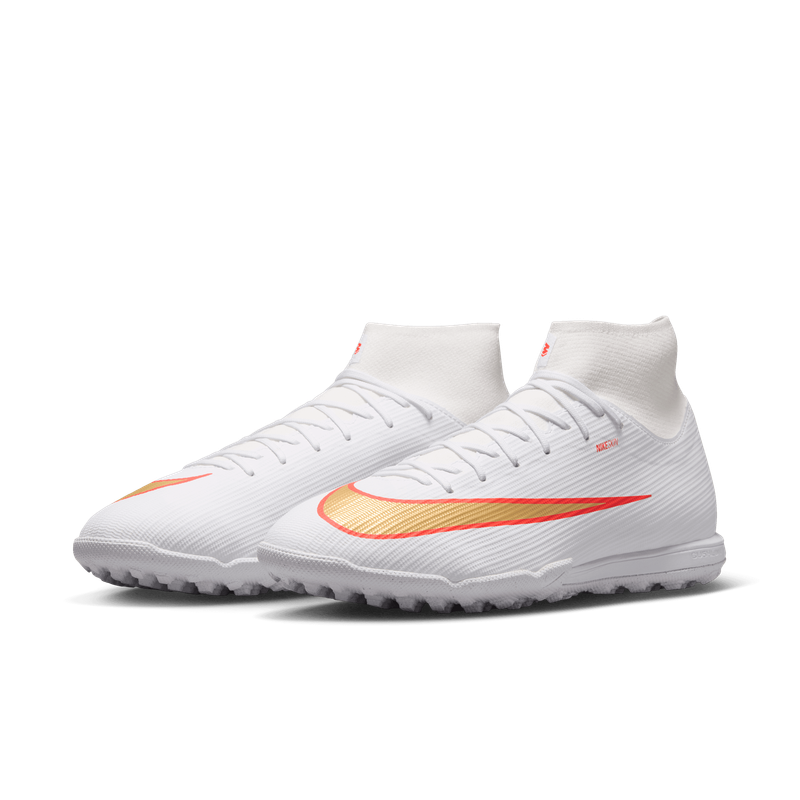 MERCURIAL SUPERFLY 11 ACADEMY TF (WHITE/GOLD)