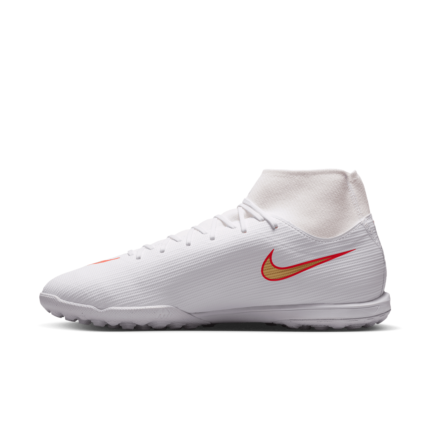 MERCURIAL SUPERFLY 11 ACADEMY TF (WHITE/GOLD)