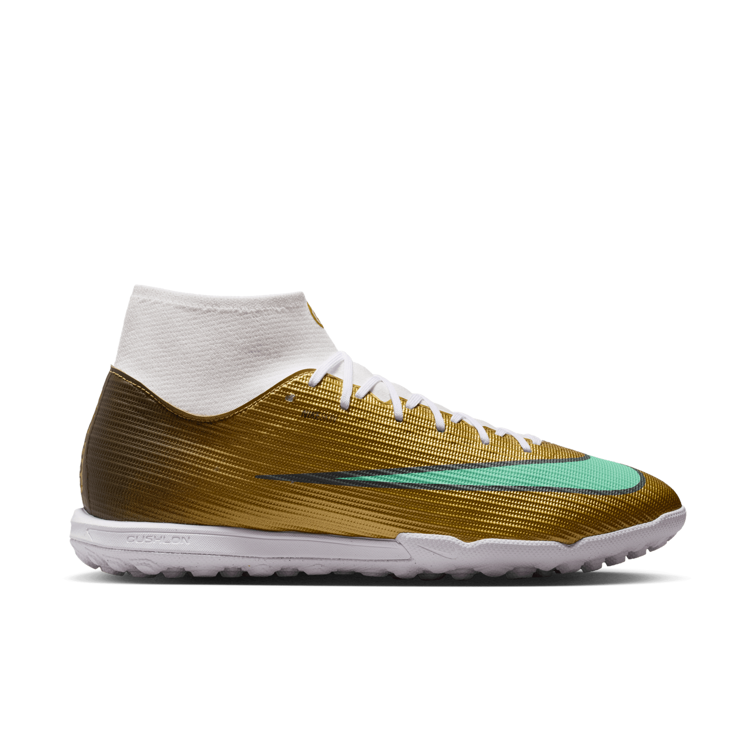 MERCURIAL SUPERFLY 11 ACADEMY KM TF (GOLD/GREEN)