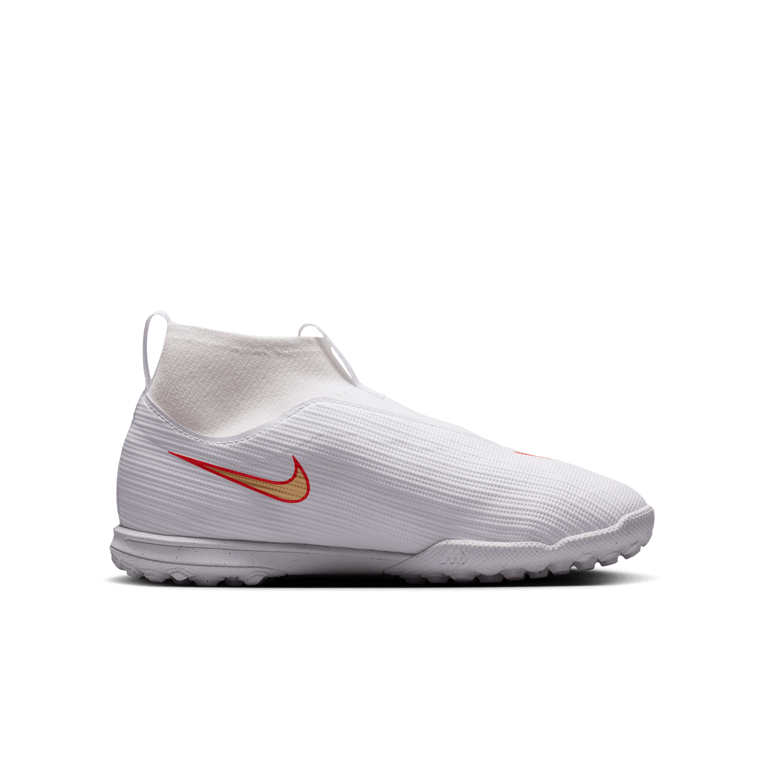 MERCURIAL SUPERFLY 11 ACADEMY TF JR (WHITE/GOLD)