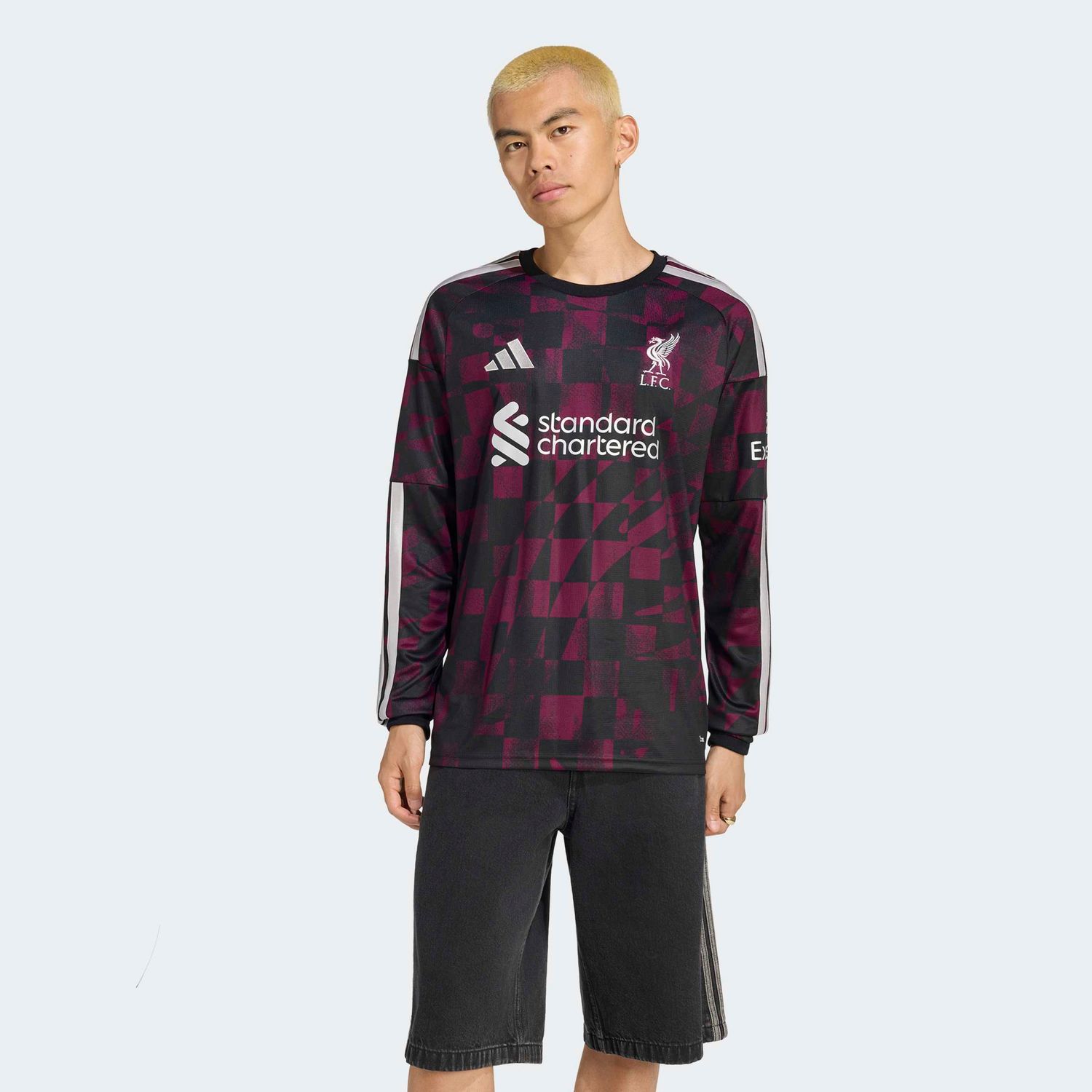 LIVERPOOL 26/27 THIRD JERSEY LS (BLACK/PINK)