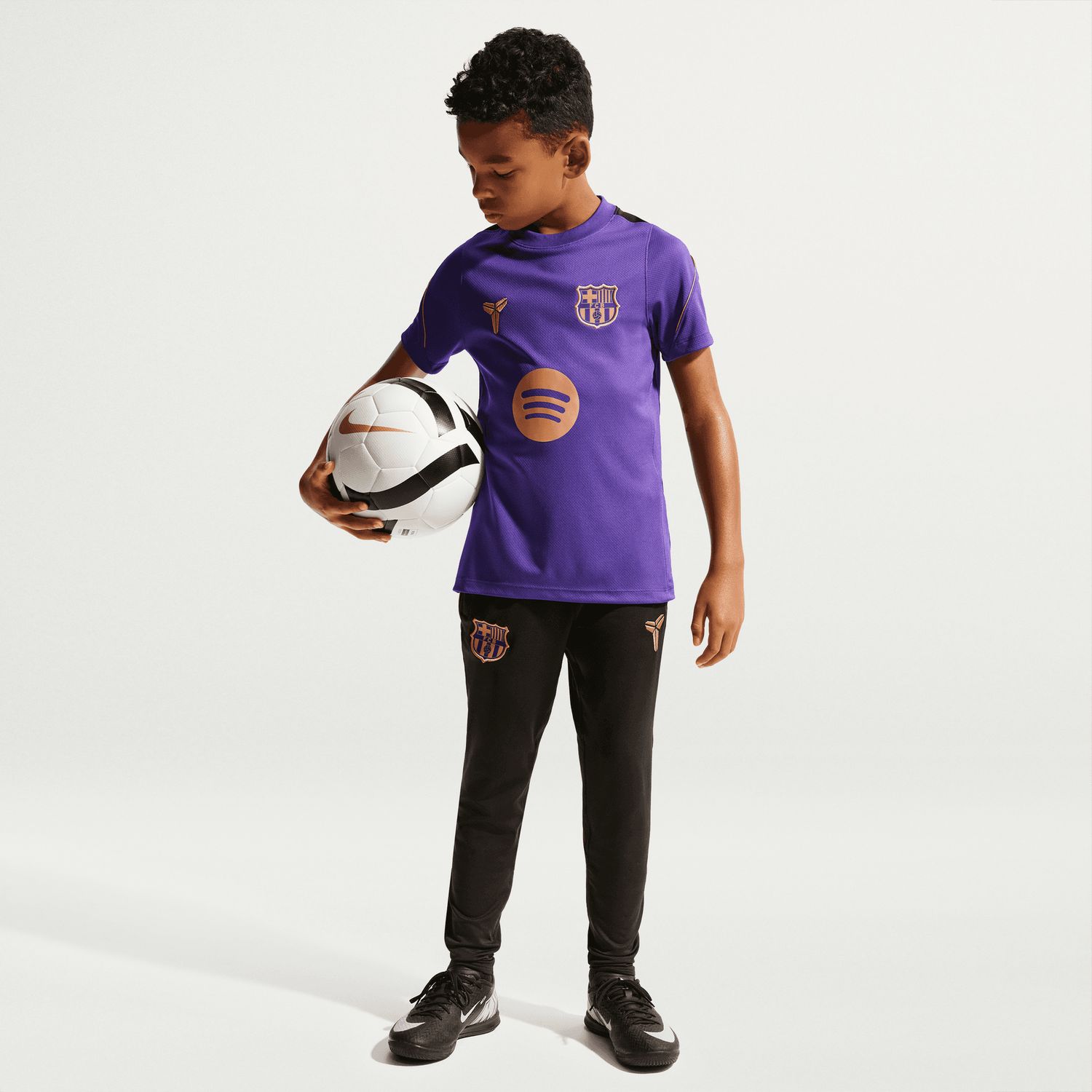 FC BARCELONA 26/27 AWAY STRIKE JERSEY YOUTH (PURPLE/GOLD)
