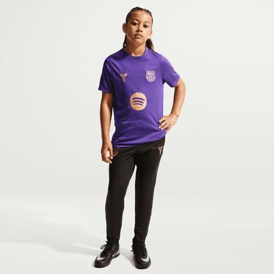 FC BARCELONA 26/27 AWAY STRIKE JERSEY YOUTH (PURPLE/GOLD)