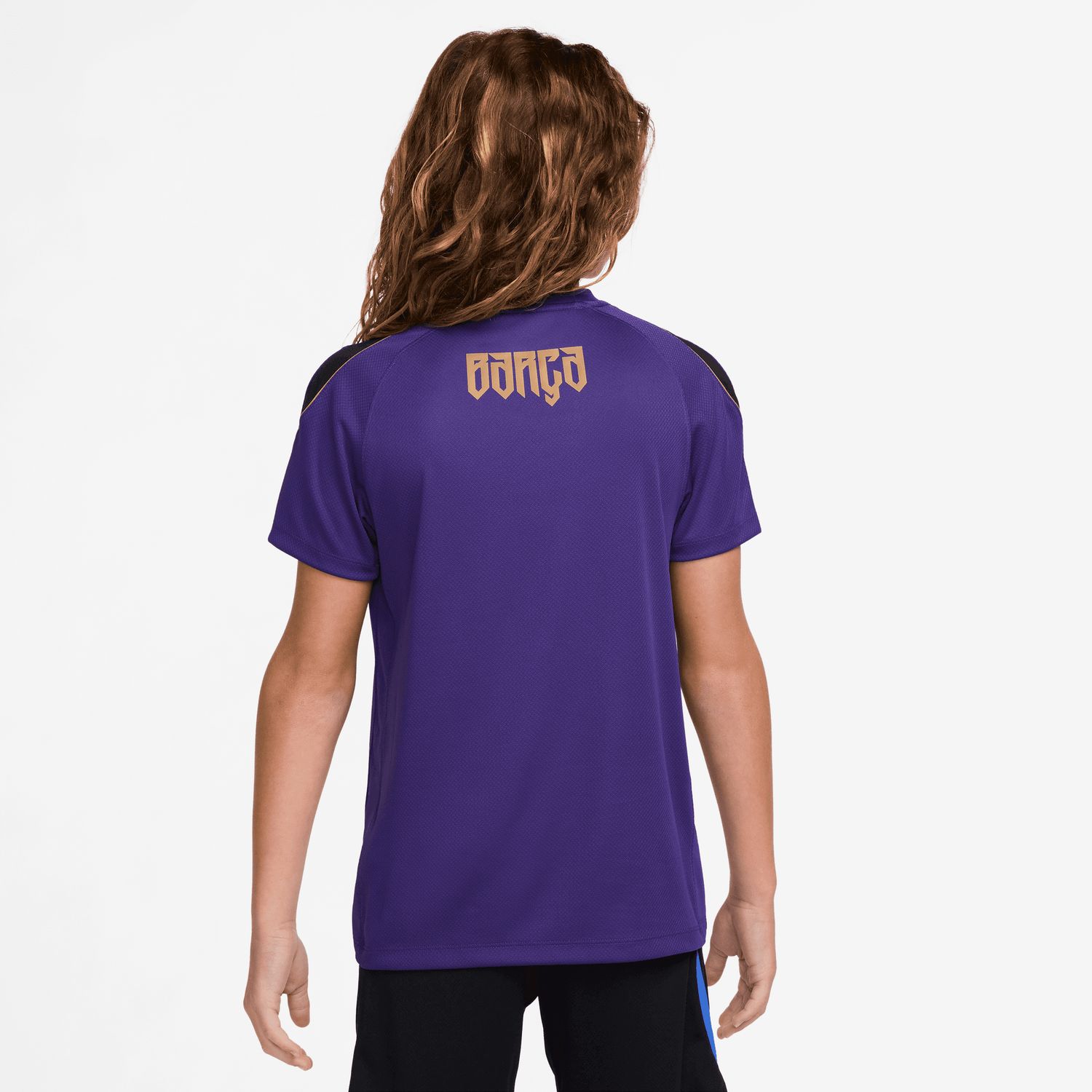 FC BARCELONA 26/27 AWAY STRIKE JERSEY YOUTH (PURPLE/GOLD)