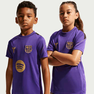 FC BARCELONA 26/27 AWAY STRIKE JERSEY YOUTH (PURPLE/GOLD)