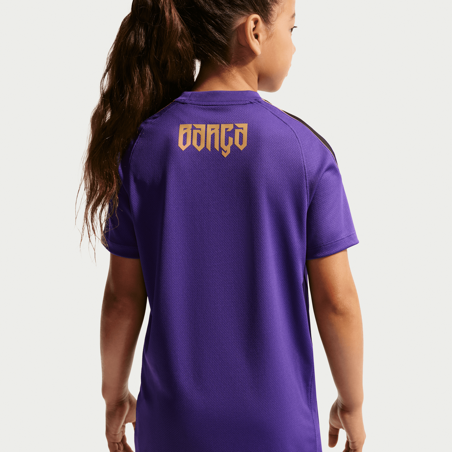 FC BARCELONA 26/27 AWAY STRIKE JERSEY YOUTH (PURPLE/GOLD)