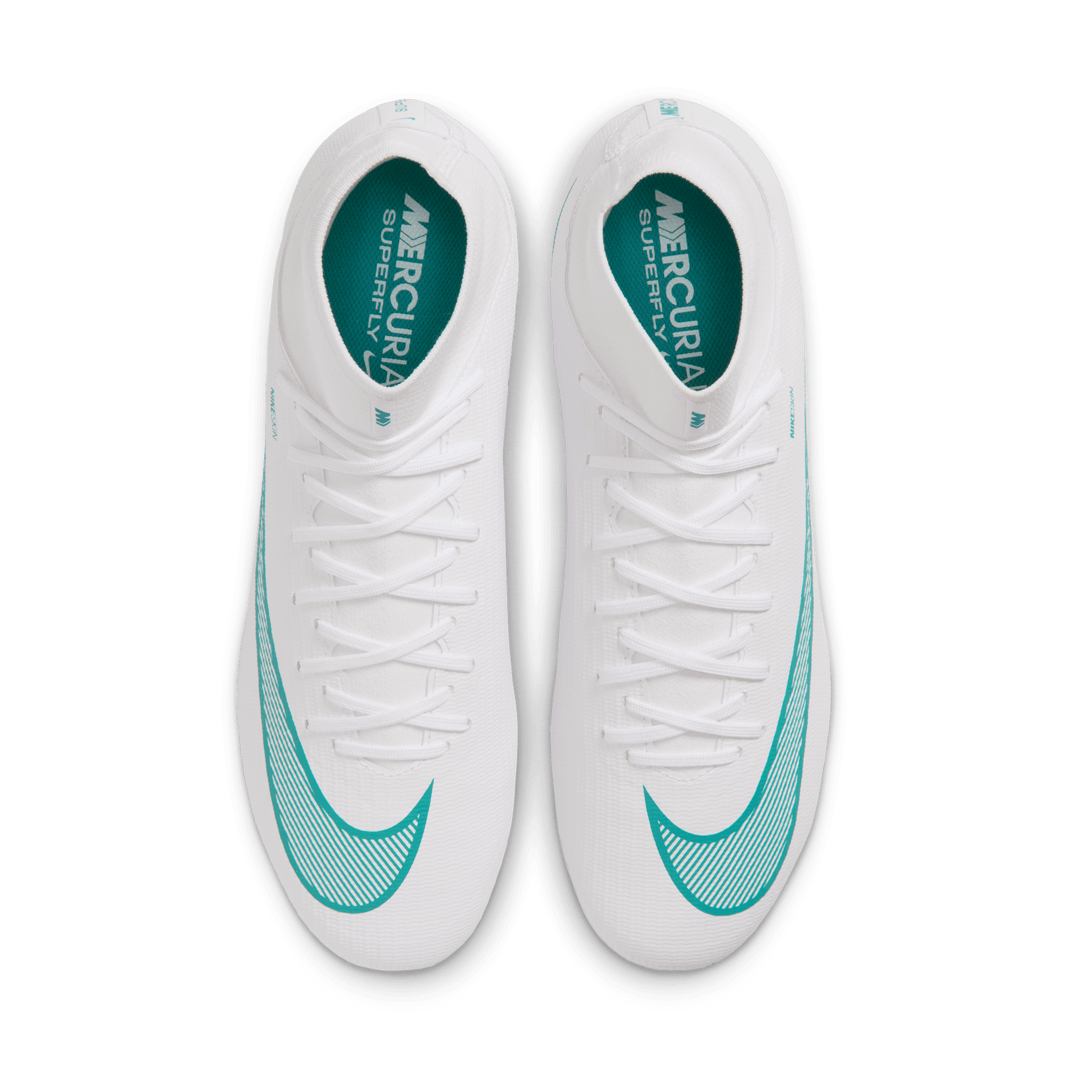 MERCURIAL SUPERFLY 11 ACADEMY FG/MG (WHITE/TEAL)