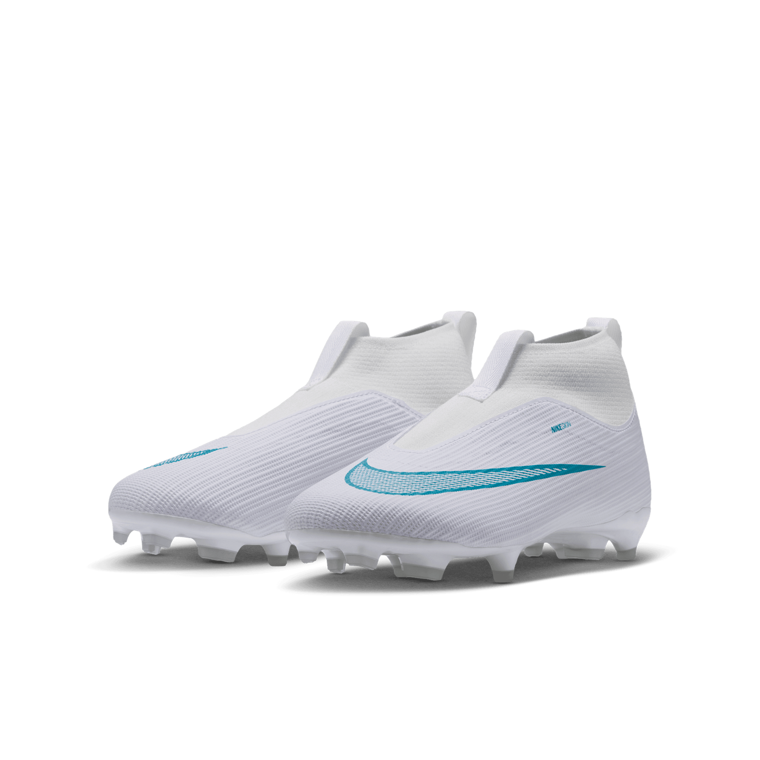 MERCURIAL SUPERFLY 11 ACADEMY FG/MG JR (WHITE/TEAL)