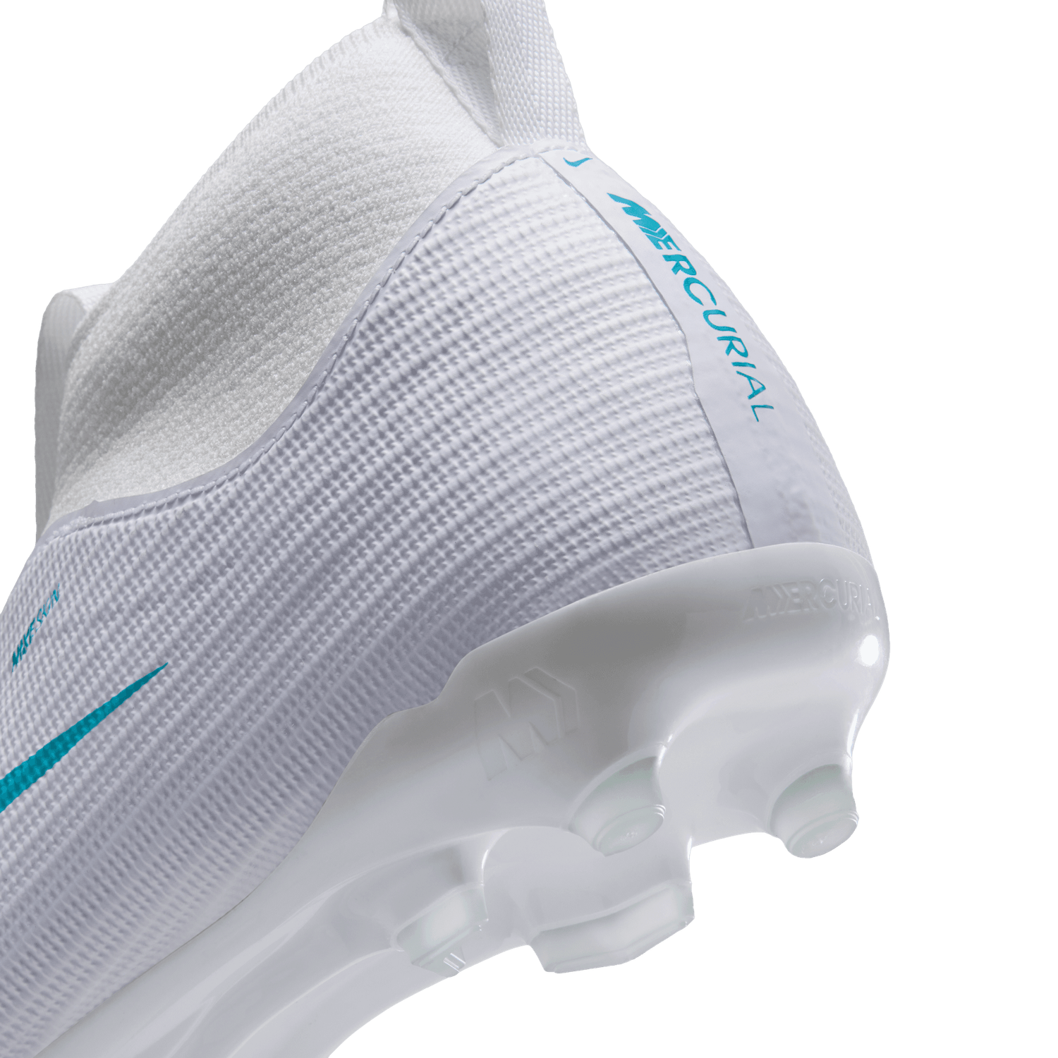 MERCURIAL SUPERFLY 11 ACADEMY FG/MG JR (WHITE/TEAL)