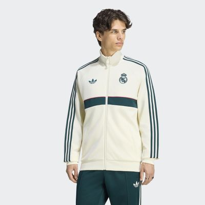 REAL MADRID 26/27 ORIGINALS TRACK JACKET (CREAM/GREEN)