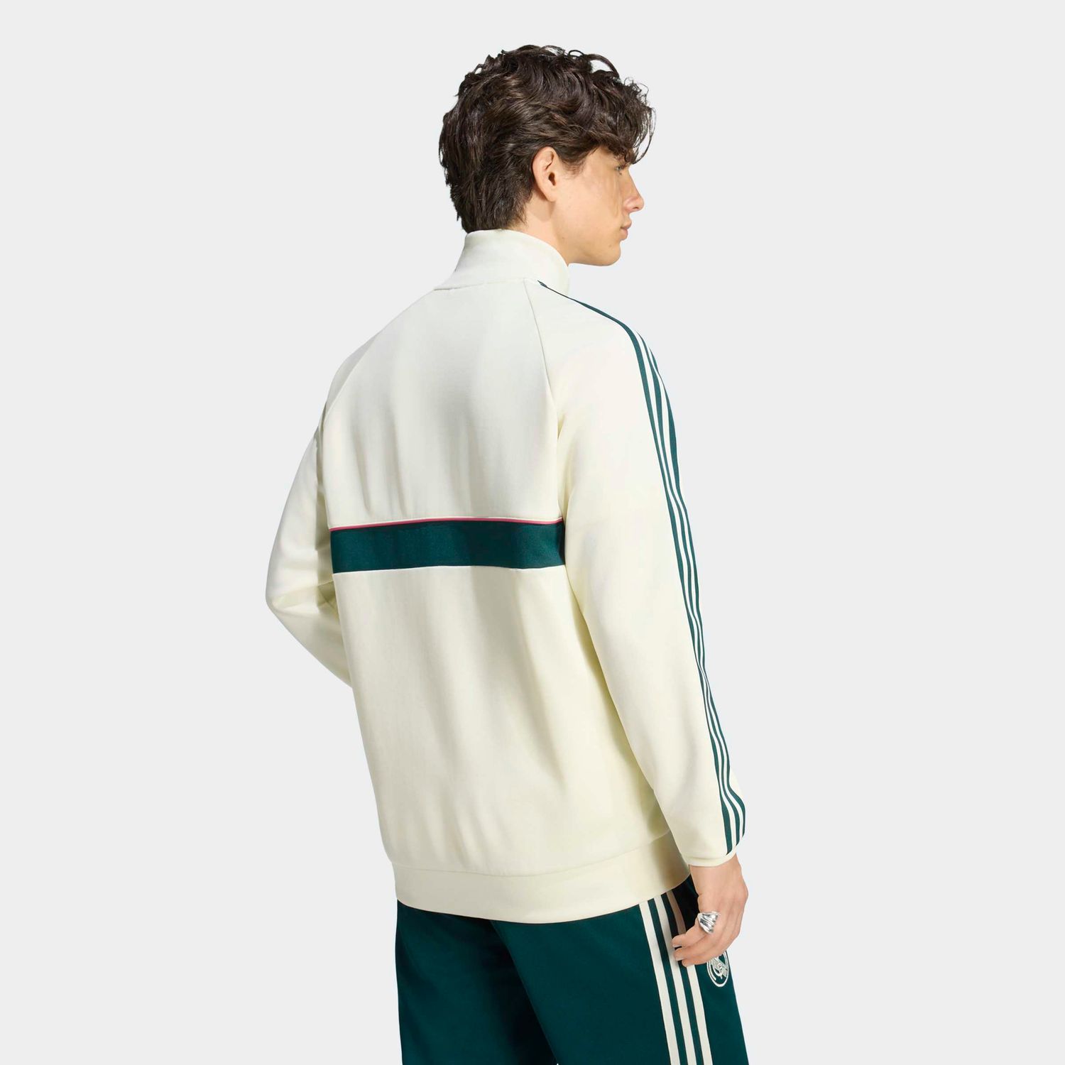 REAL MADRID 26/27 ORIGINALS TRACK JACKET (CREAM/GREEN)