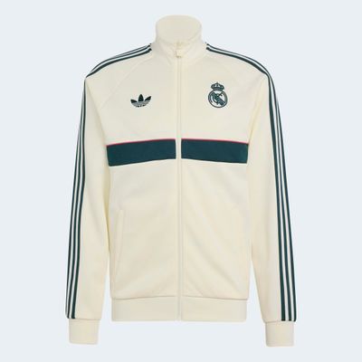 REAL MADRID 26/27 ORIGINALS TRACK JACKET (CREAM/GREEN)