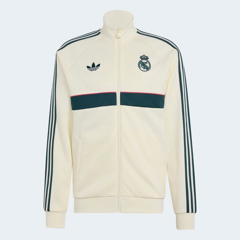 REAL MADRID 26/27 ORIGINALS TRACK JACKET (CREAM/GREEN)