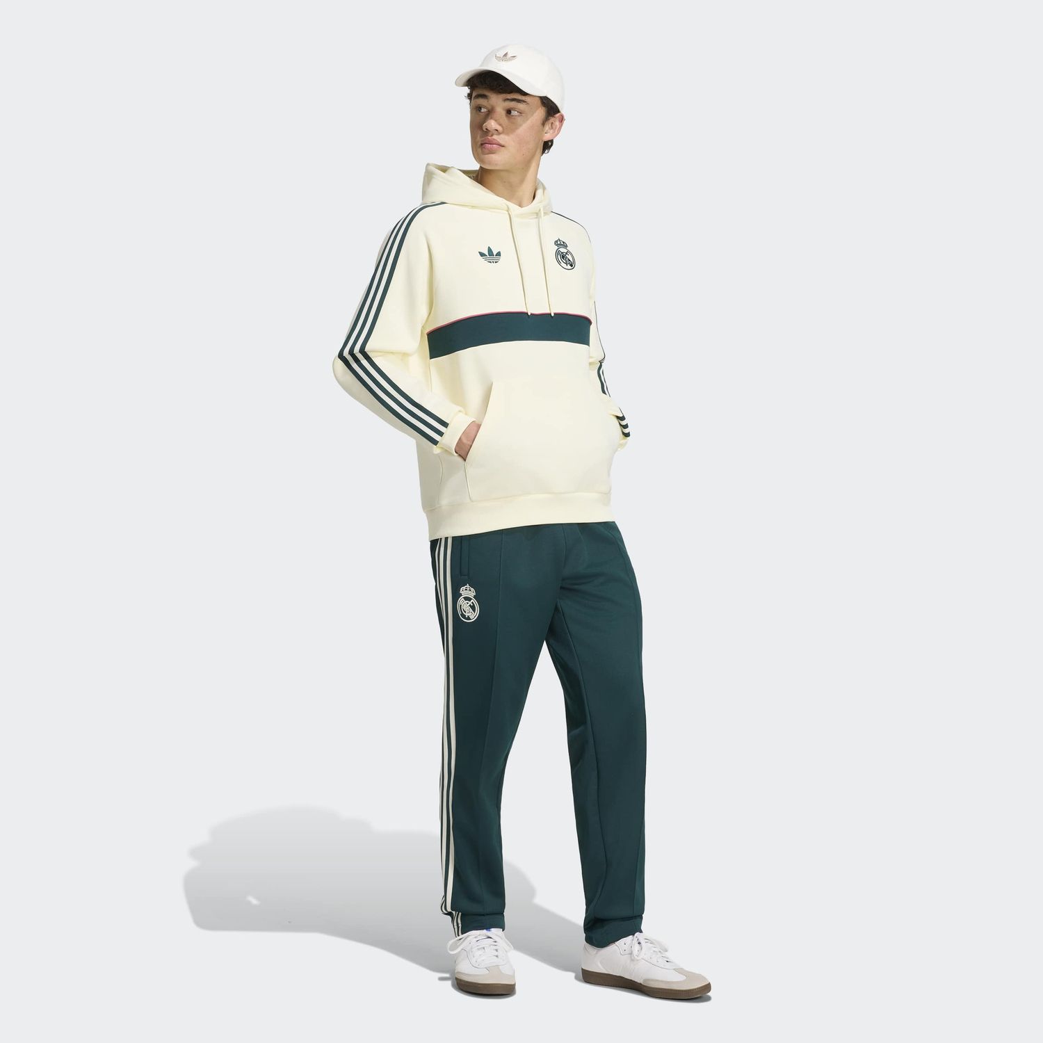 REAL MADRID 26/27 ORIGINALS HOODIE (CREAM/GREEN)