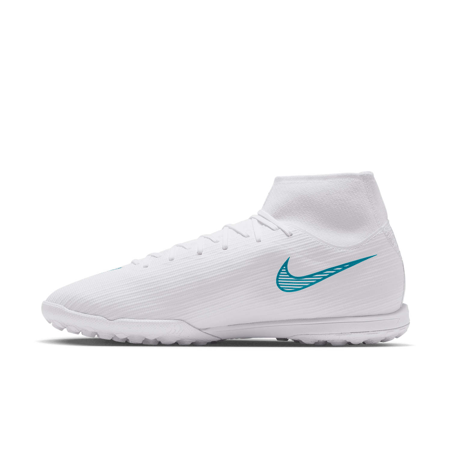 MERCURIAL SUPERFLY 11 ACADEMY TF (WHITE/TEAL)