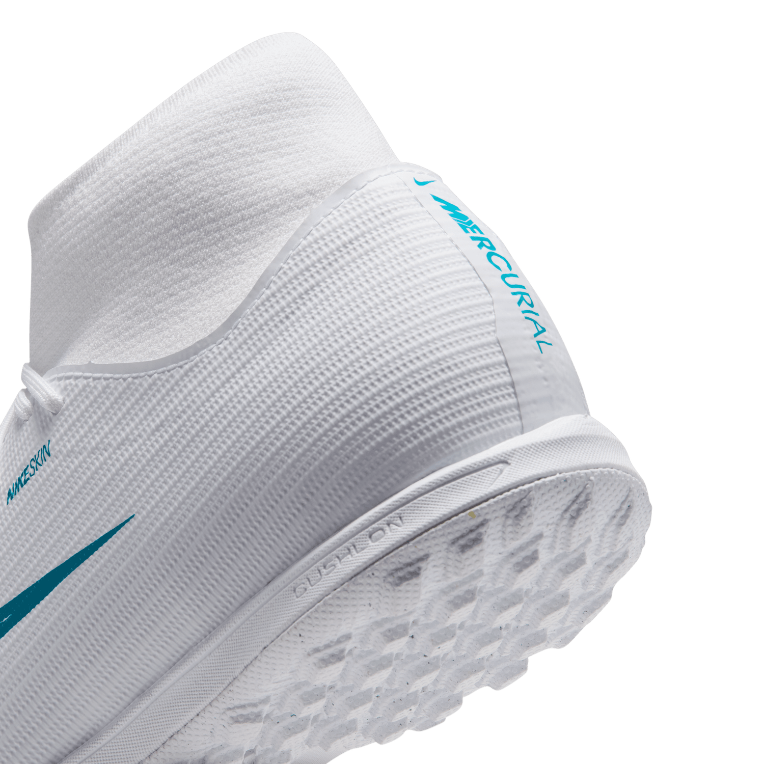 MERCURIAL SUPERFLY 11 ACADEMY TF (WHITE/TEAL)