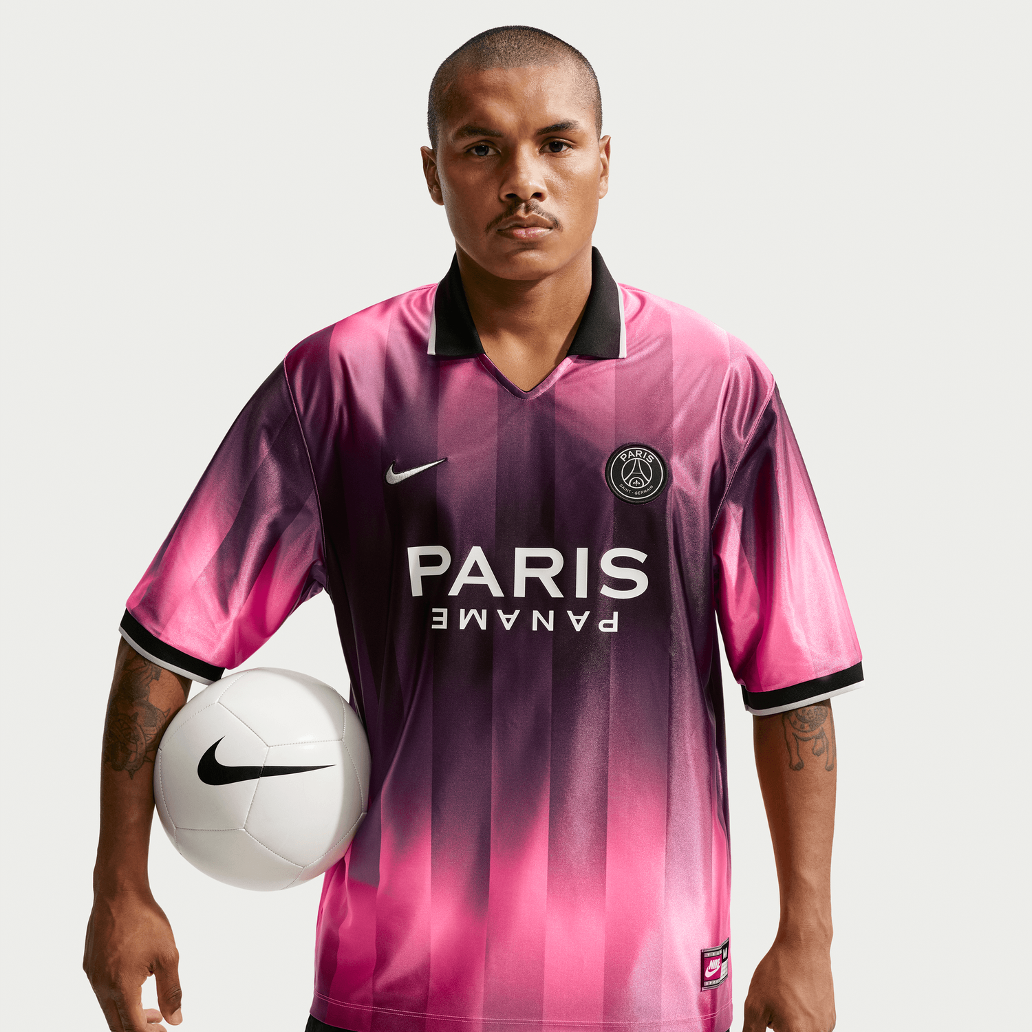 PSG 26/27 ENERGY SS JERSEY (BLACK/PINK)