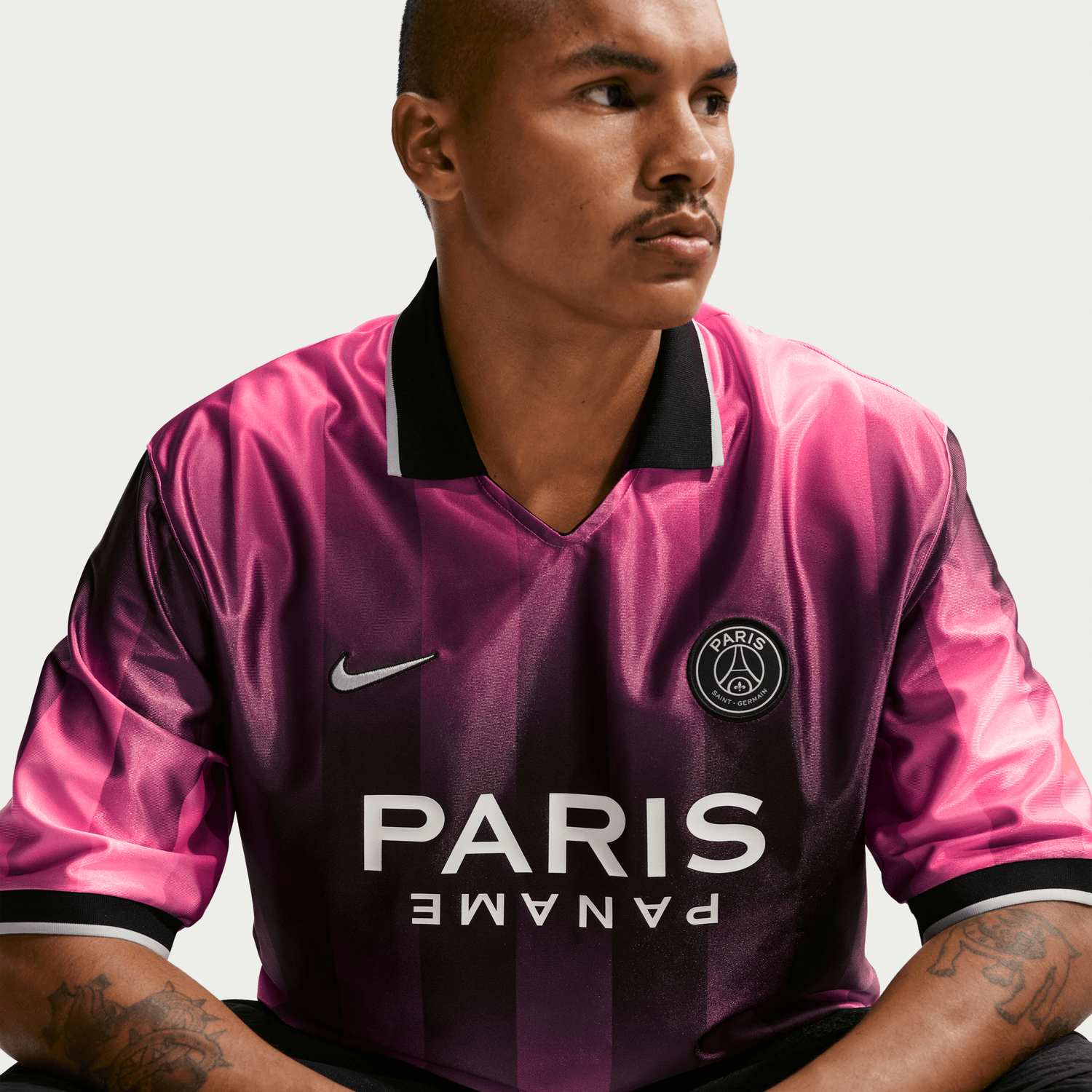 PSG 26/27 ENERGY SS JERSEY (BLACK/PINK)