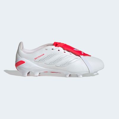 PREDATOR LEAGUE FT DB FG JR (WHITE/RED)