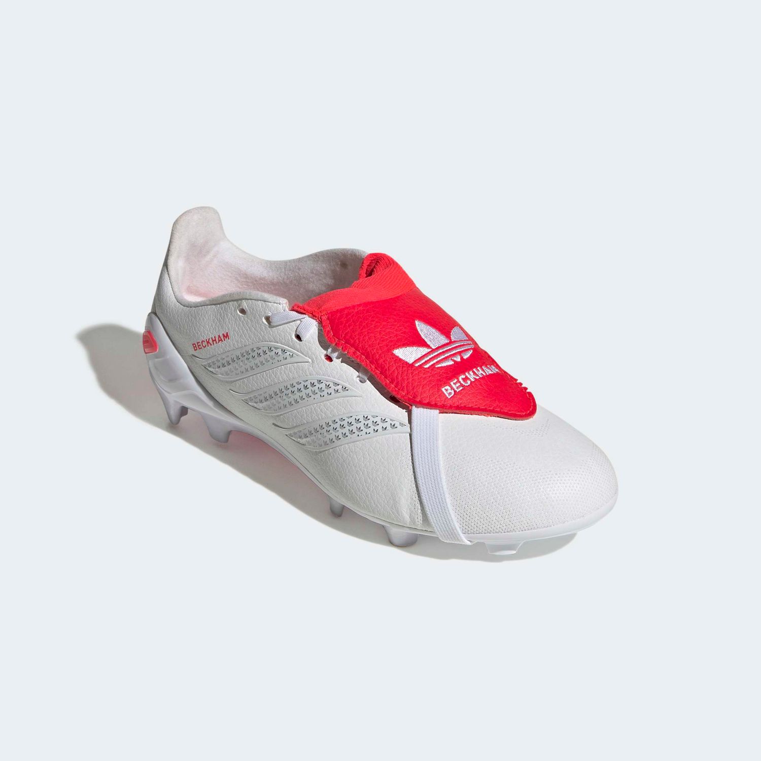 PREDATOR LEAGUE FT DB FG JR (WHITE/RED)