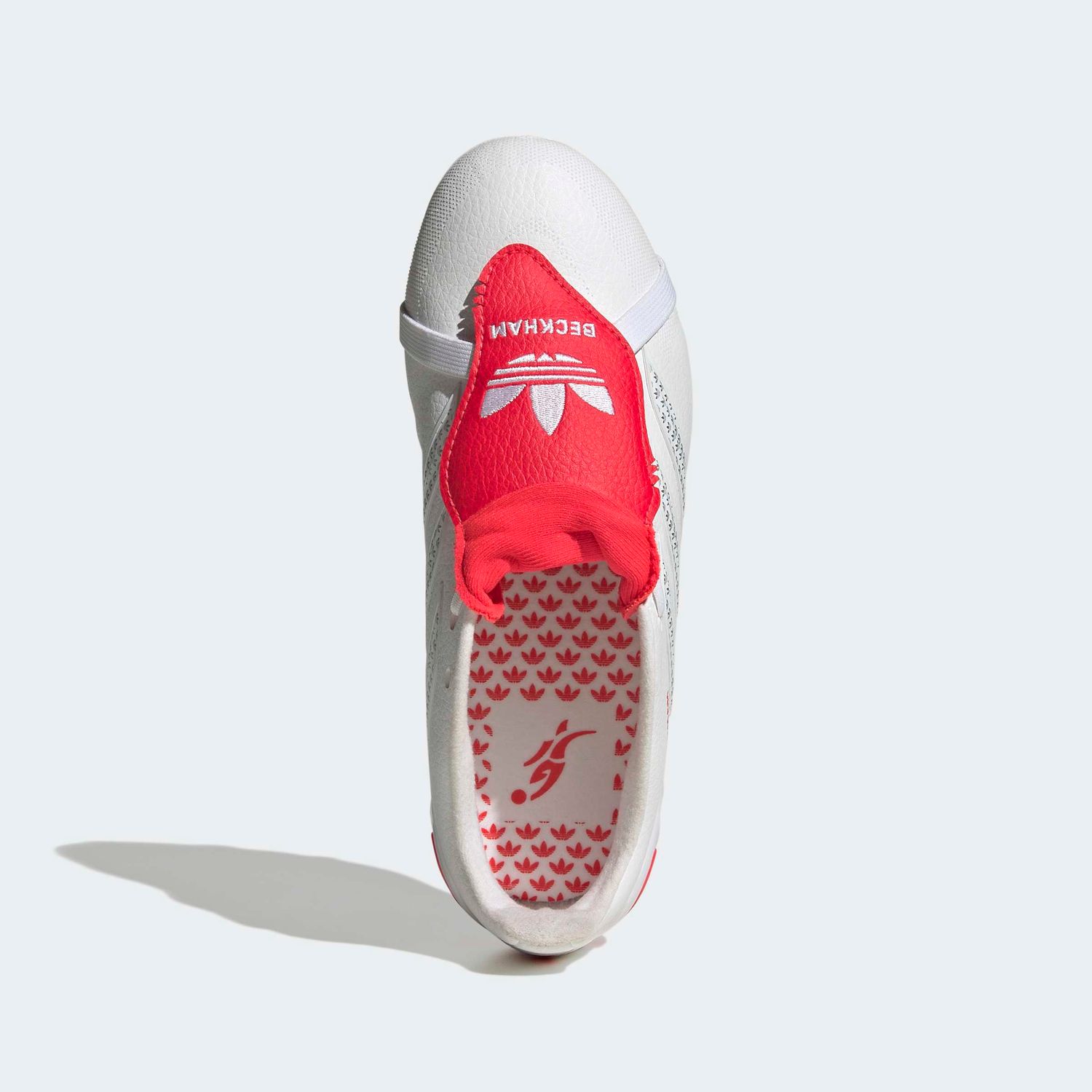 PREDATOR LEAGUE FT DB FG JR (WHITE/RED)