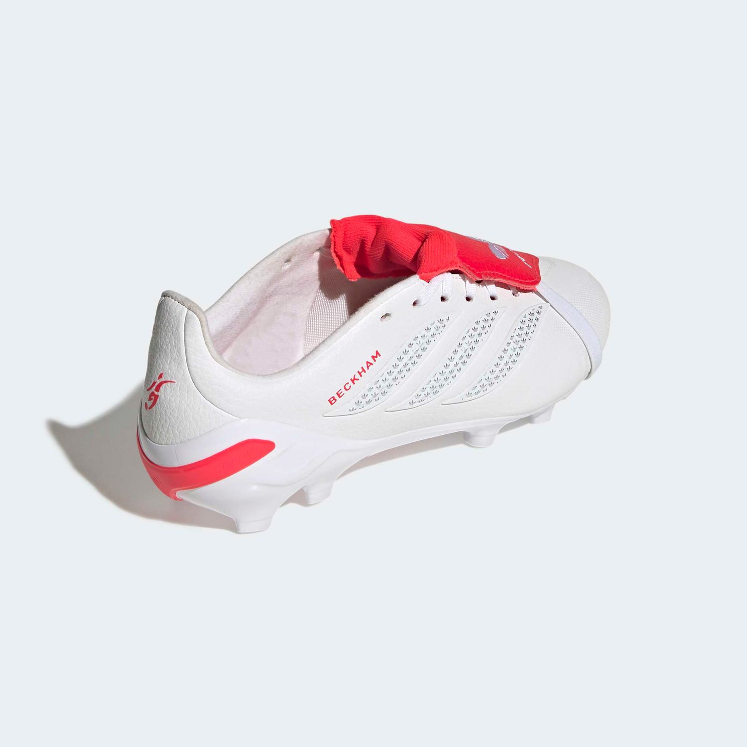 PREDATOR LEAGUE FT DB FG JR (WHITE/RED)