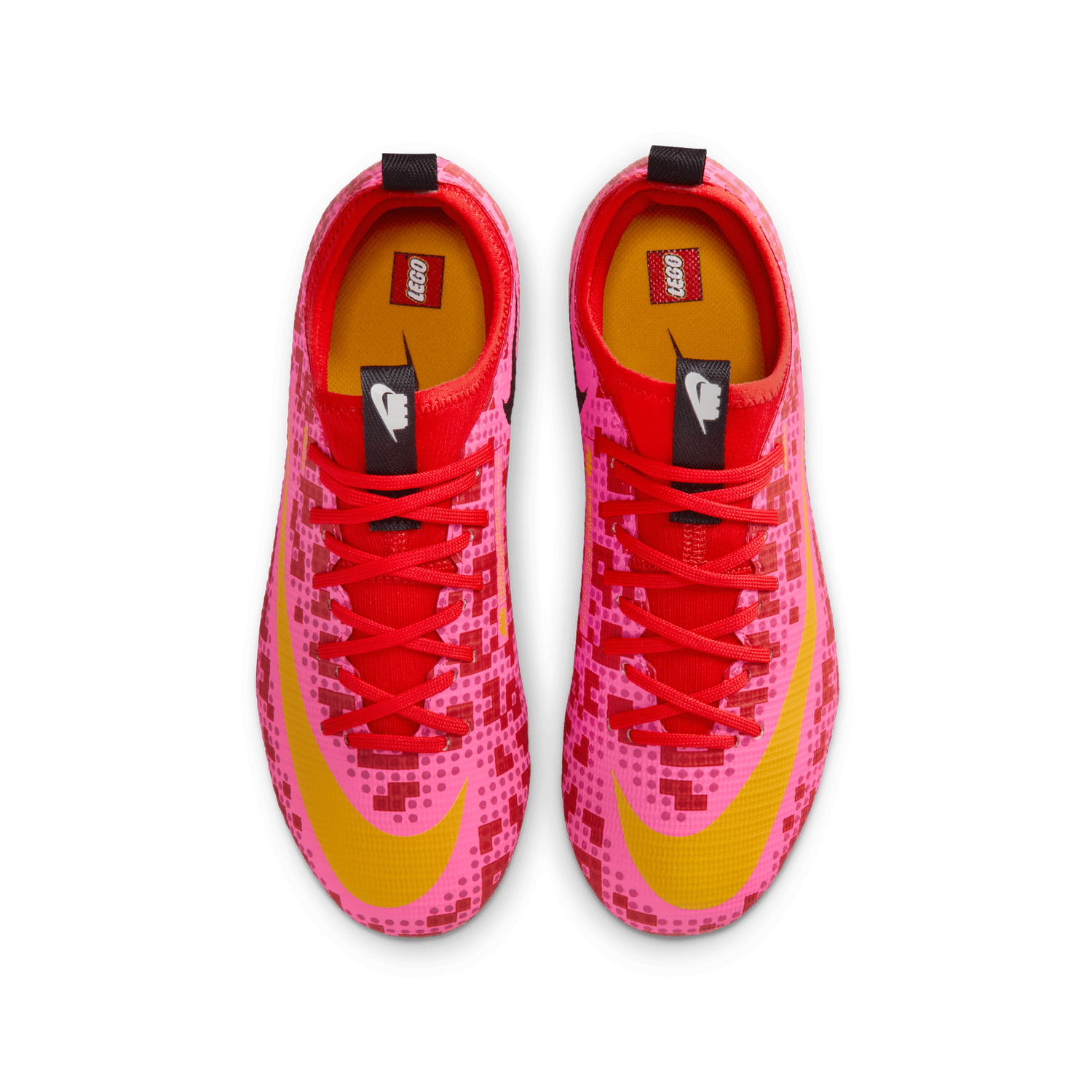 MERCURIAL VAPOR 17 ACADEMY LEGO FG/MG JR (PINK/YELLOW)