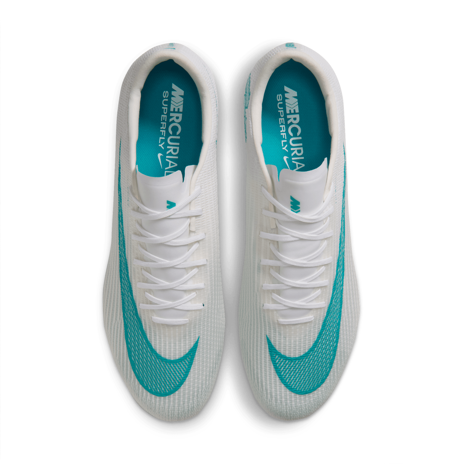 MERCURIAL SUPERFLY 11 PRO FG (WHITE/TEAL)