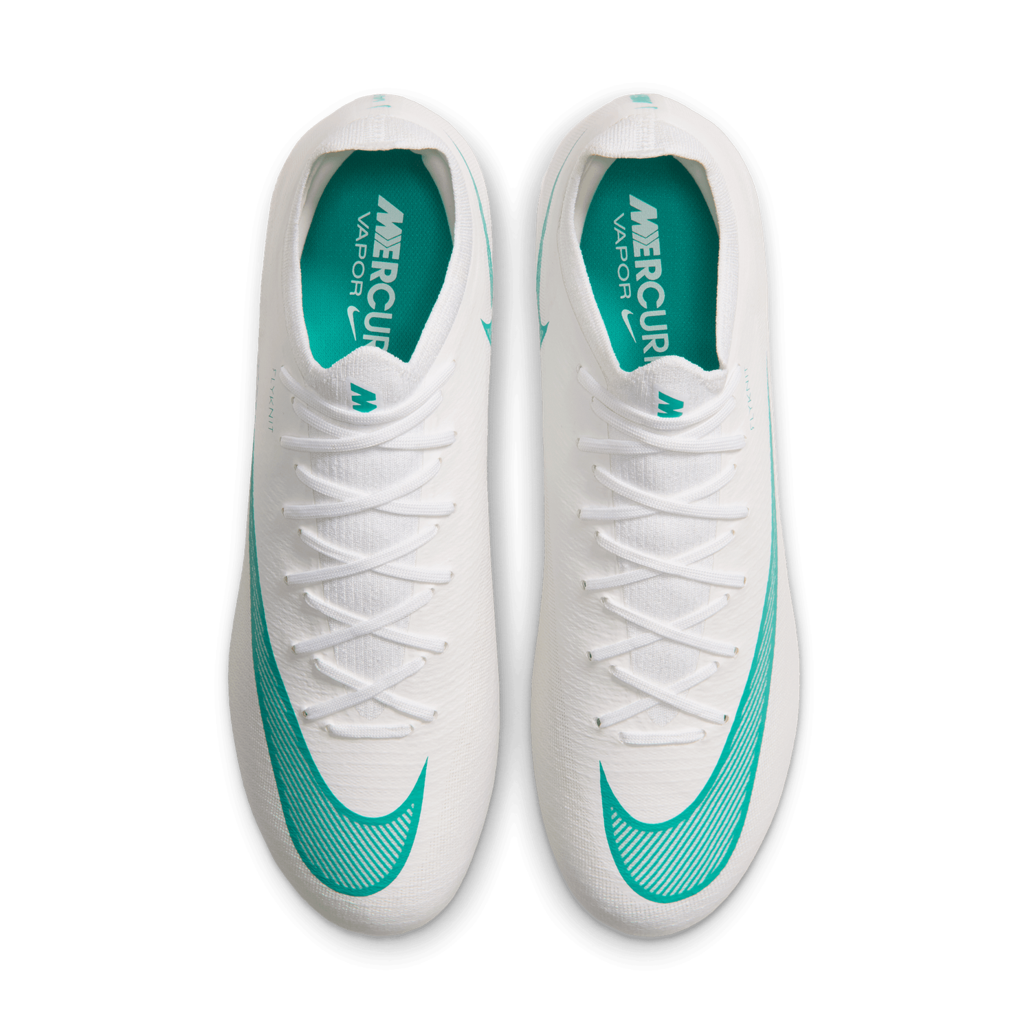 MERCURIAL VAPOR 17 PRO FG (WHITE/TEAL)