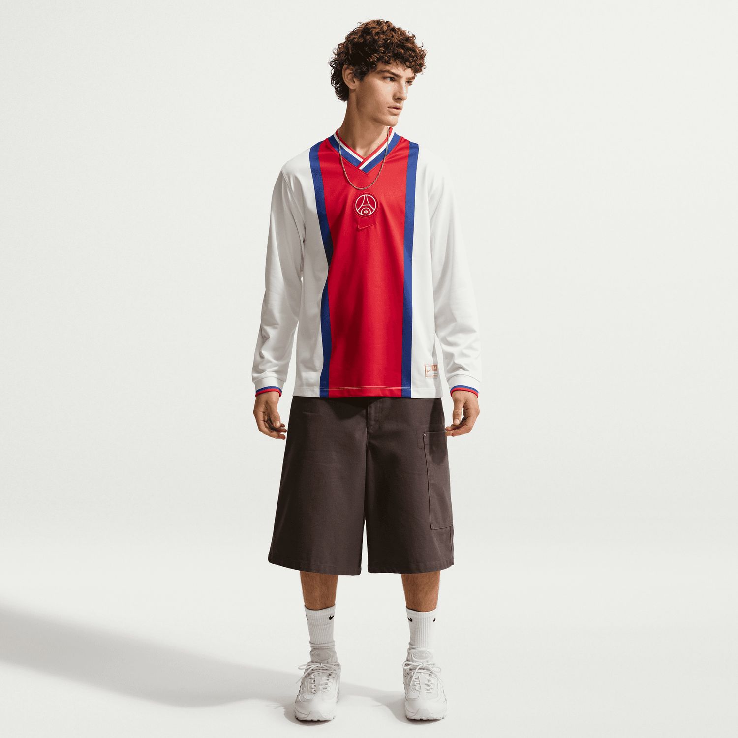 PSG 26/27 ENERGY LS AWAY JERSEY (WHITE/RED)