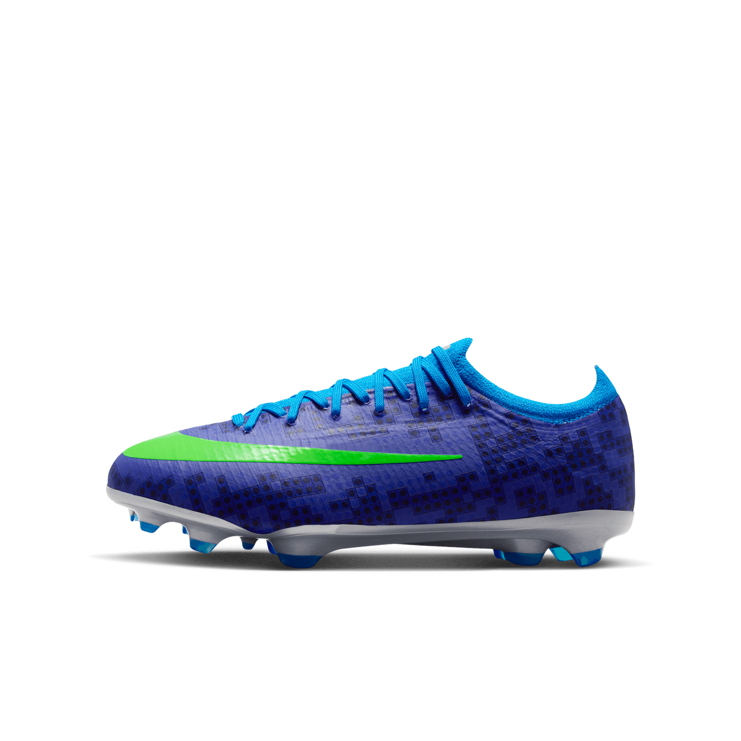 MERCURIAL VAPOR 17 PRO LEGO FG JR (PURPLE/GREEN)