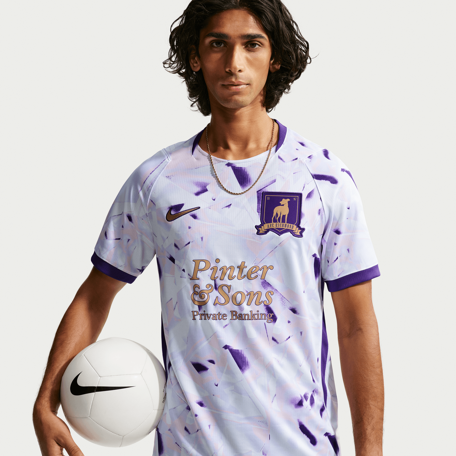 TED LASSO AFC RICHMOND 2026 THIRD JERSEY (WHITE/PURPLE)