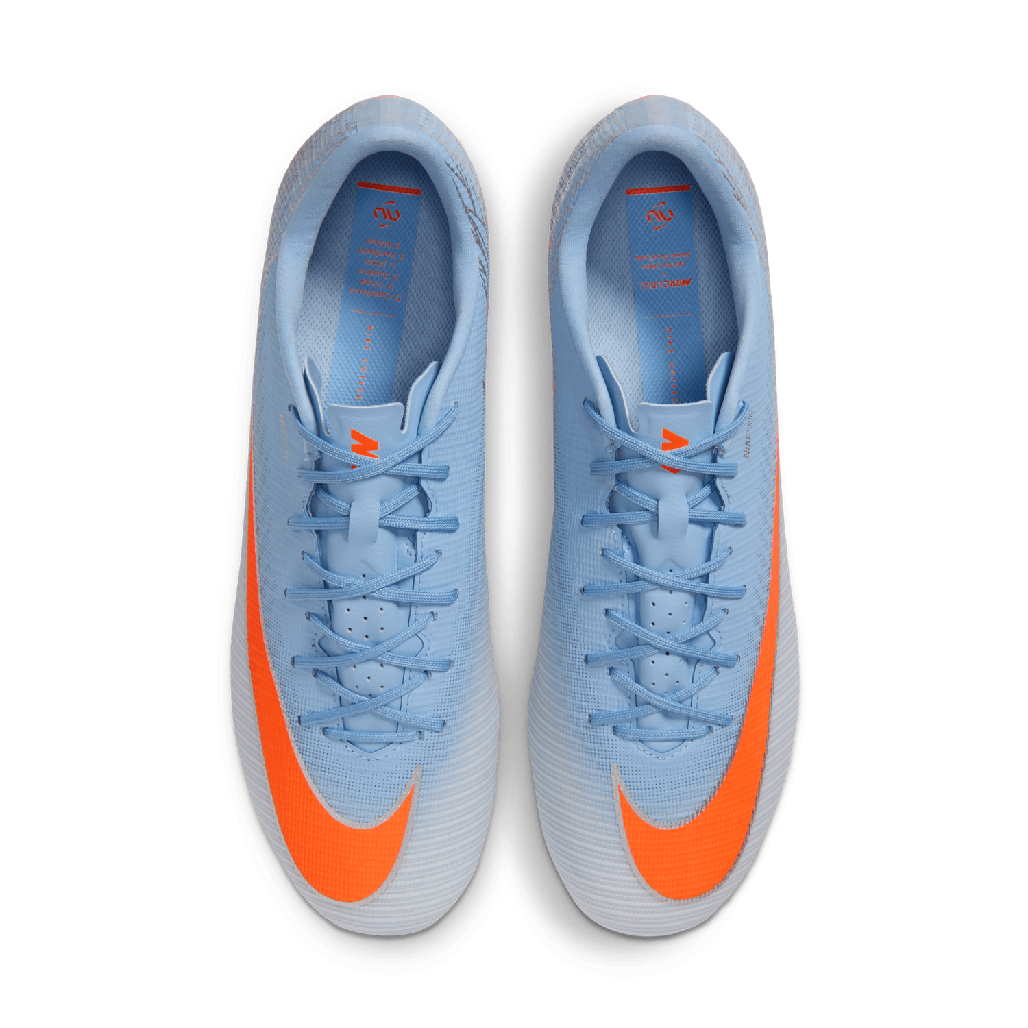 MERCURIAL VAPOR 17 ACADEMY NU4 FG/MG (LIGHT BLUE/ORANGE)