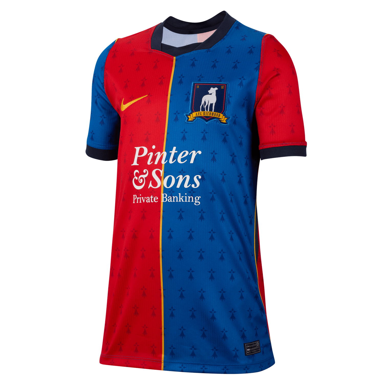 TED LASSO AFC RICHMOND 2026 HOME JERSEY YOUTH (BLUE/RED)