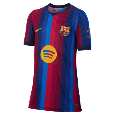 FC BARCELONA 26/27 AUTHENTIC HOME JERSEY YOUTH (BLUE/RED)