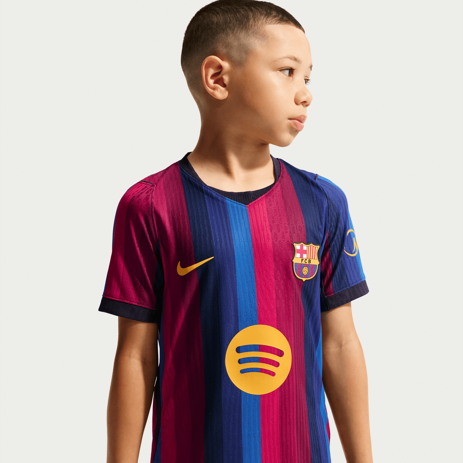 FC BARCELONA 26/27 AUTHENTIC HOME JERSEY YOUTH (BLUE/RED)