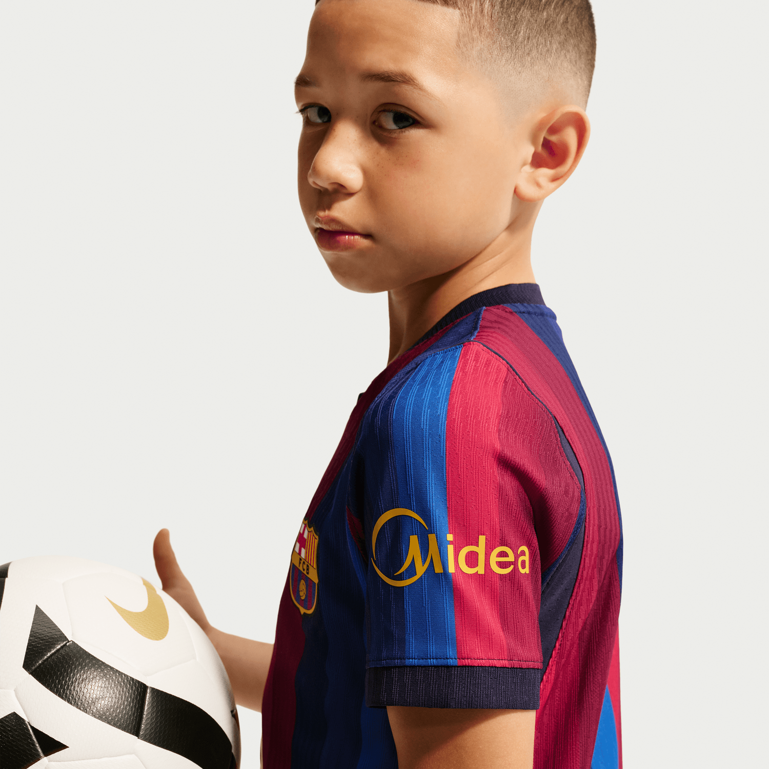 FC BARCELONA 26/27 AUTHENTIC HOME JERSEY YOUTH (BLUE/RED)