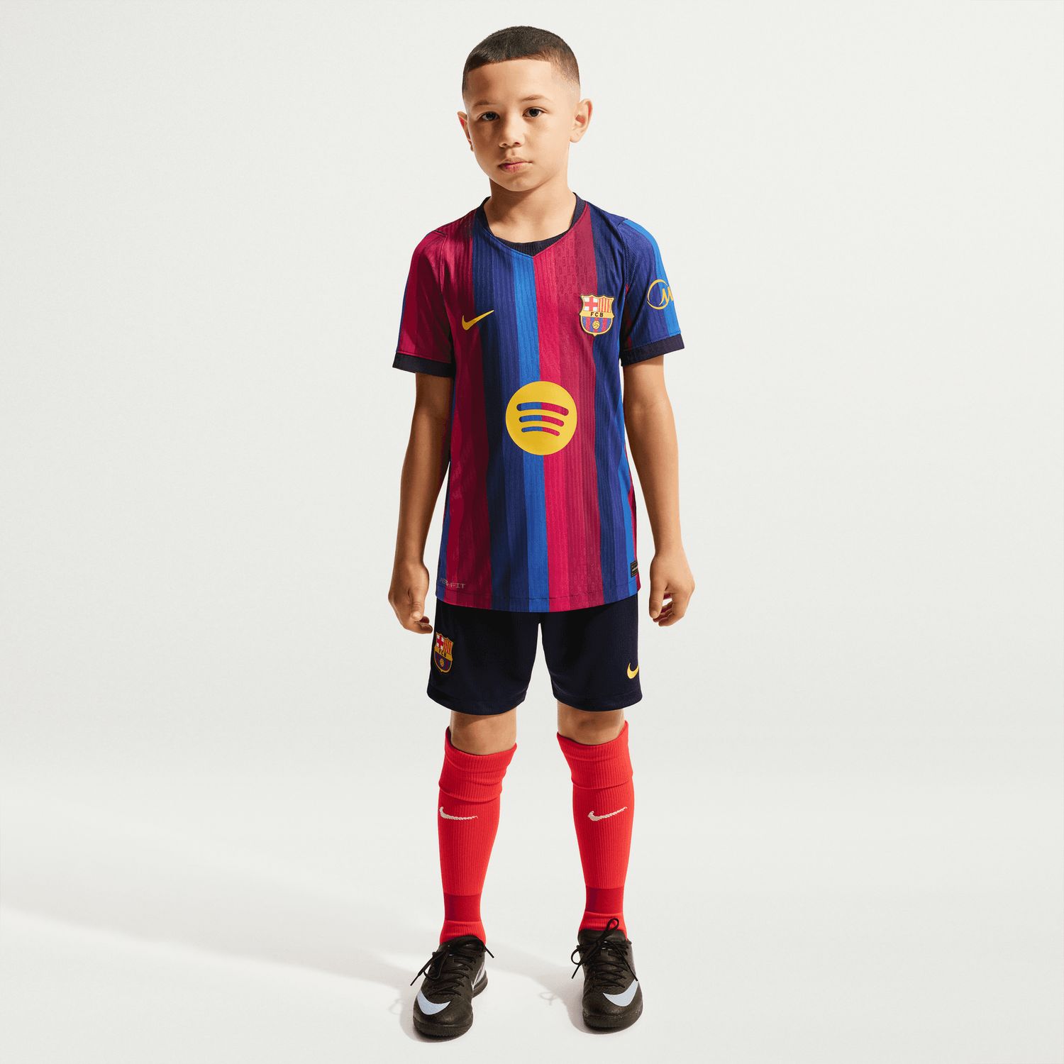FC BARCELONA 26/27 AUTHENTIC HOME JERSEY YOUTH (BLUE/RED)