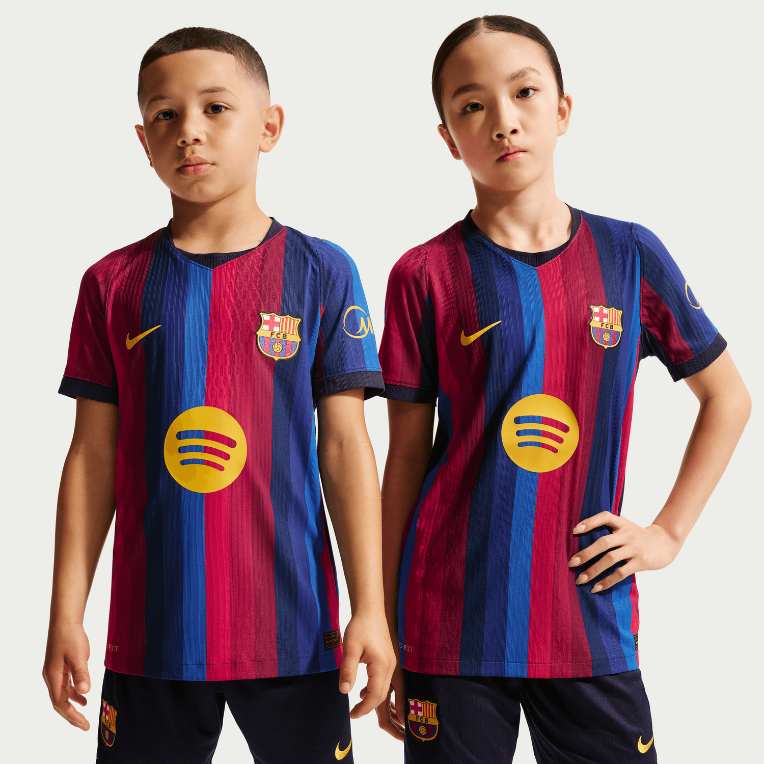 FC BARCELONA 26/27 AUTHENTIC HOME JERSEY YOUTH (BLUE/RED)